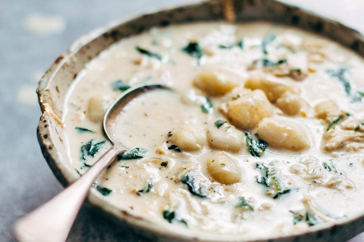 Chicken Gnocchi Soup.
